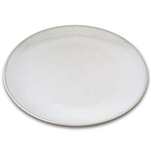 Rhapsody Fog Round Serving Platter by Carmel Ceramica