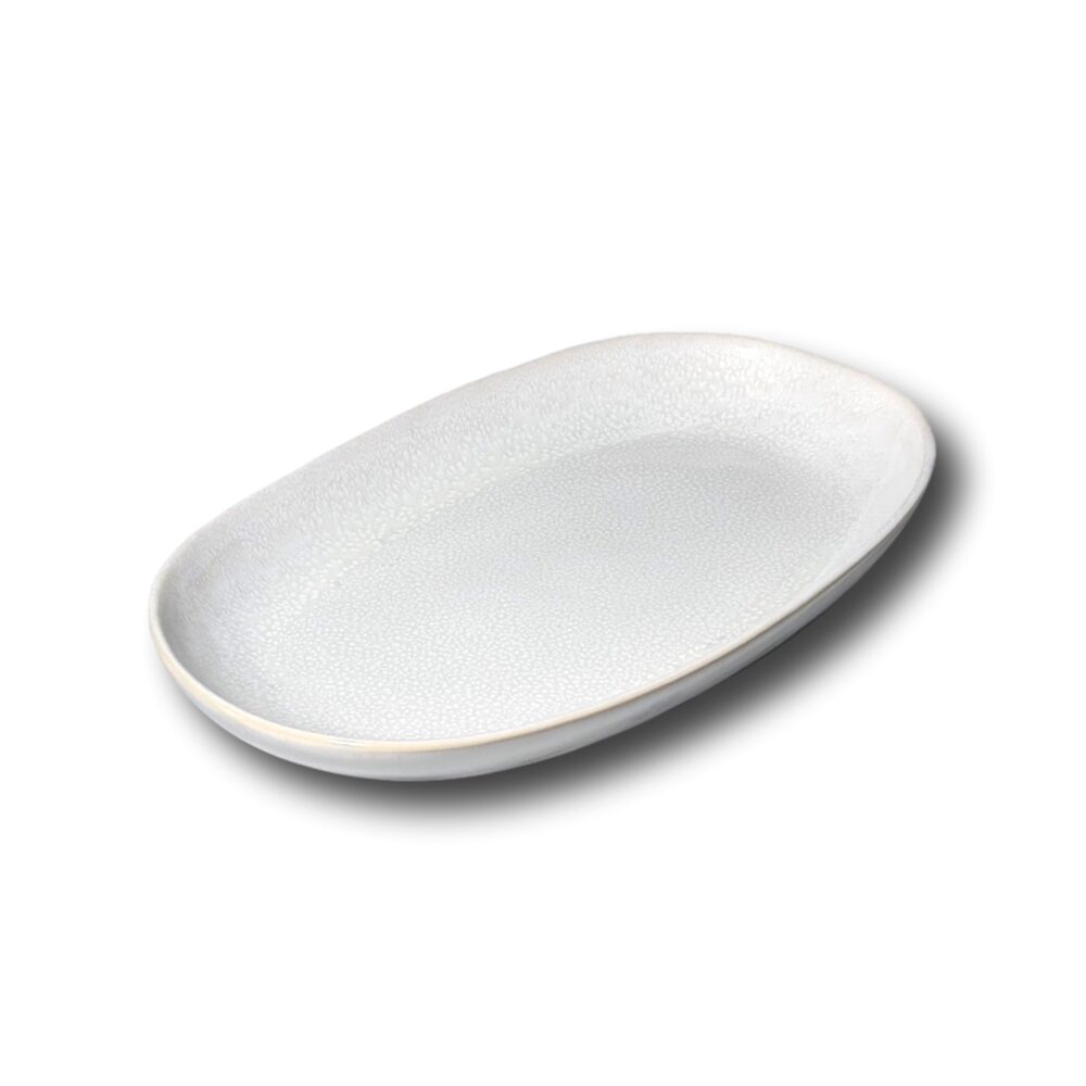 Lily Valley Oval Tray by Carmel Ceramica