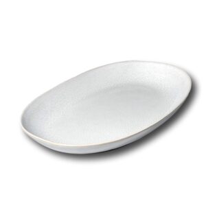 Lily Valley Oval Platter by Carmel Ceramica