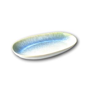 Carmel Sky Oval Tray by Carmel Ceramica