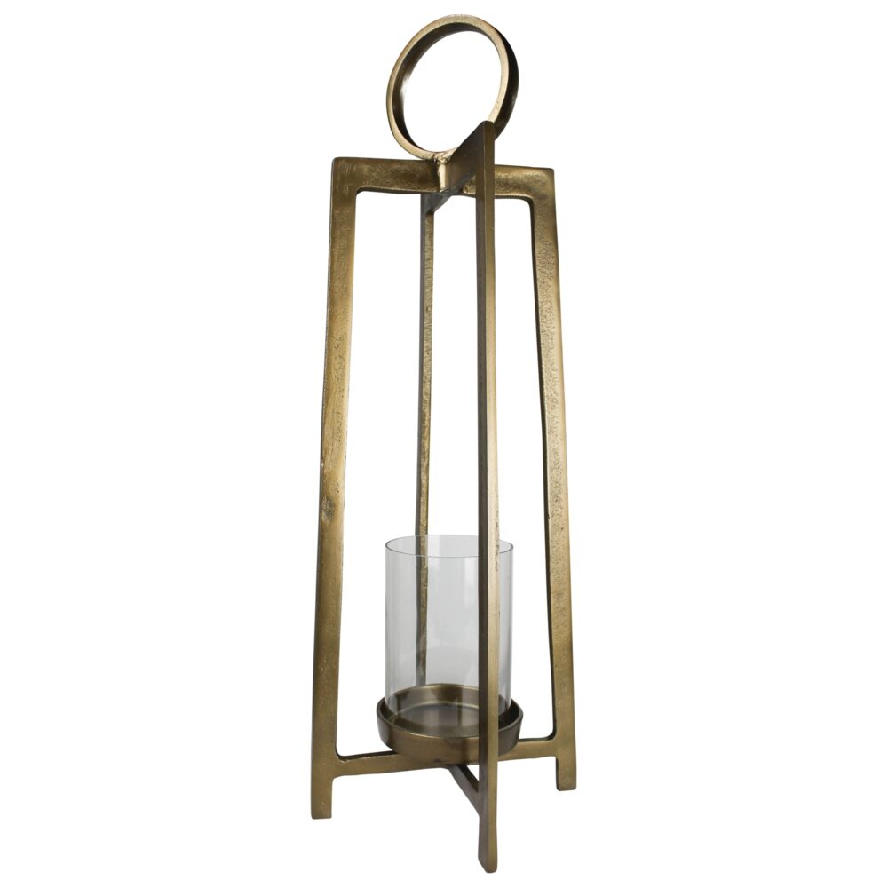 Owens Brass Lantern by HomArt