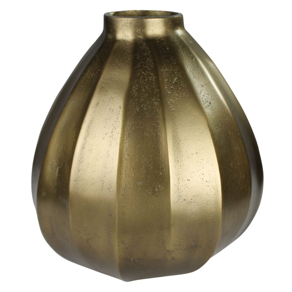 Calabaza Brass Vase by HomArt