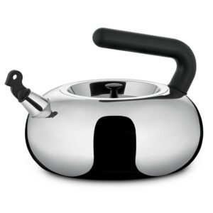 Bulbul Mirror Polished Stainless Steel Kettle by Alessi