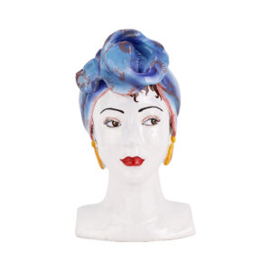 Sicilian Heads Silk Scarf Head by VIETRI