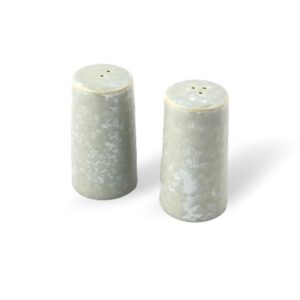 Cozina Gray Salt & Pepper Set by Carmel Ceramica