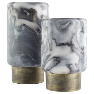 Grey Roma Vases Designed by J. Kent Martin for Cyan Design