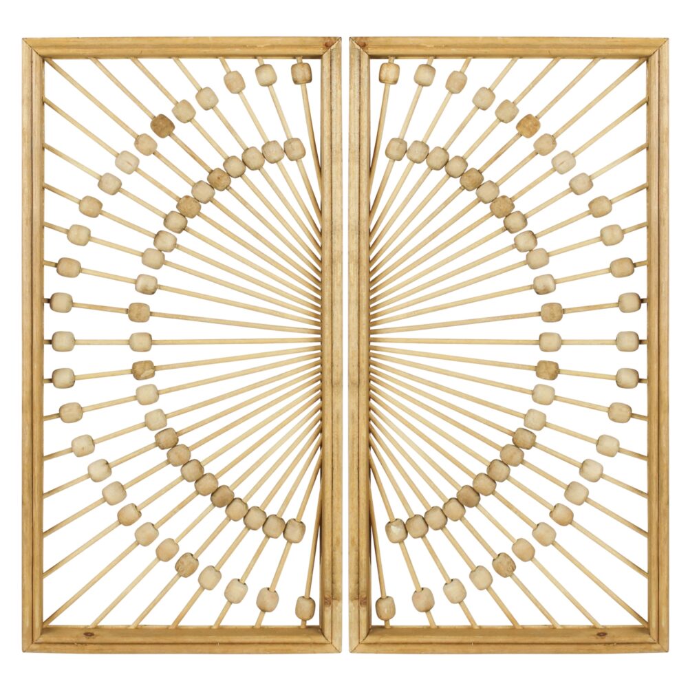 Mina Wood Wall Hanging by HomArt