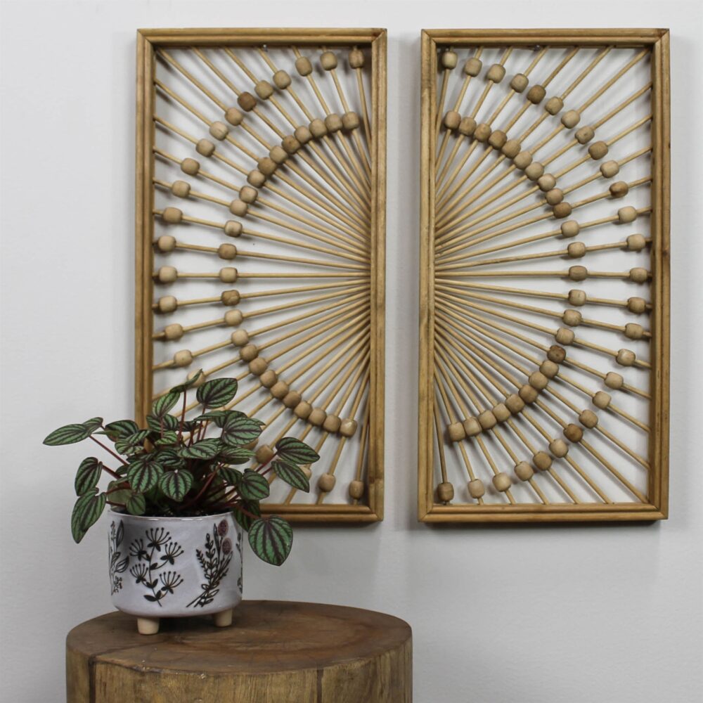 Mina Wood Wall Hanging by HomArt - Image 2