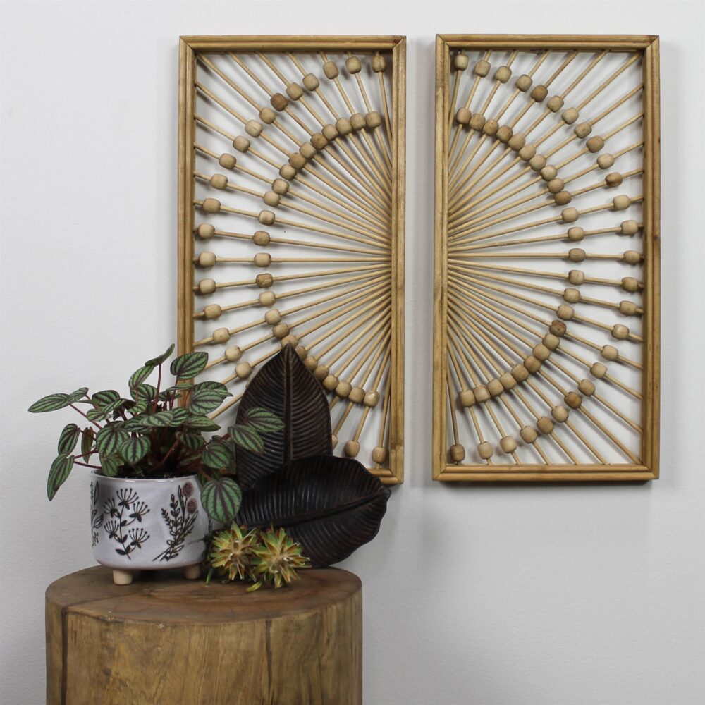 Mina Wood Wall Hanging by HomArt - Image 3