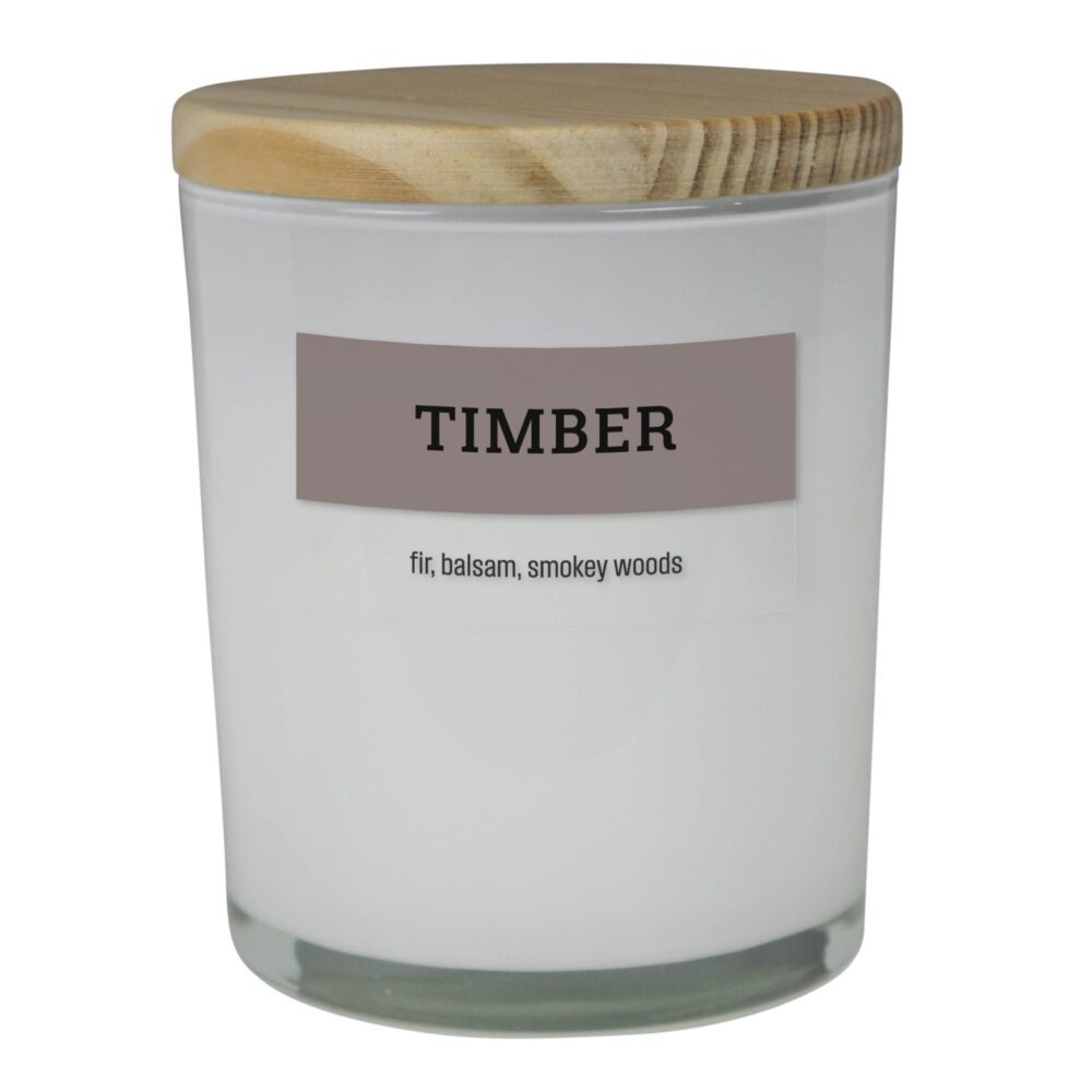 Element Timber Fir, Balsam and Smokey Wood Candle by HomArt