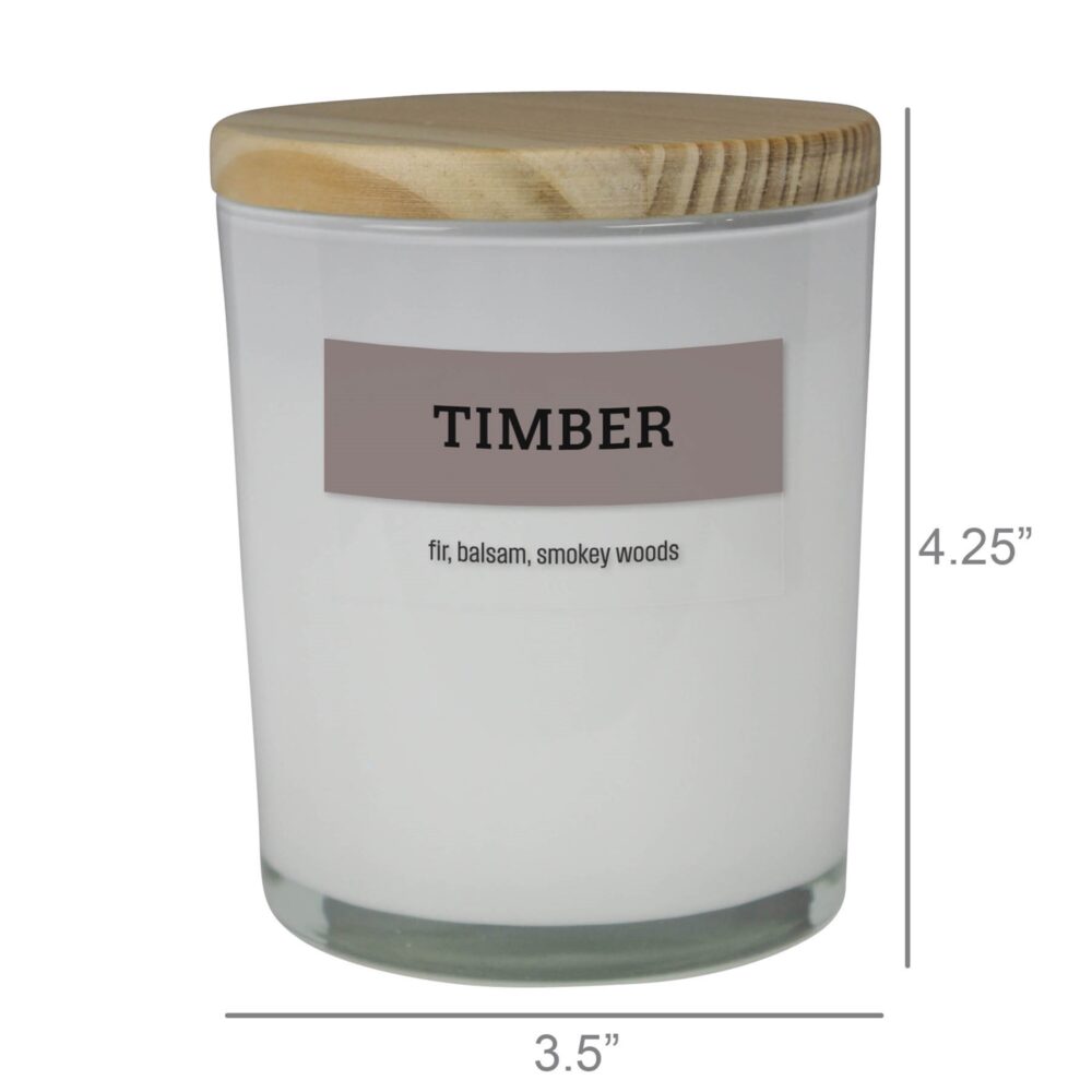 Element Timber Fir, Balsam and Smokey Wood Candle by HomArt - Image 4