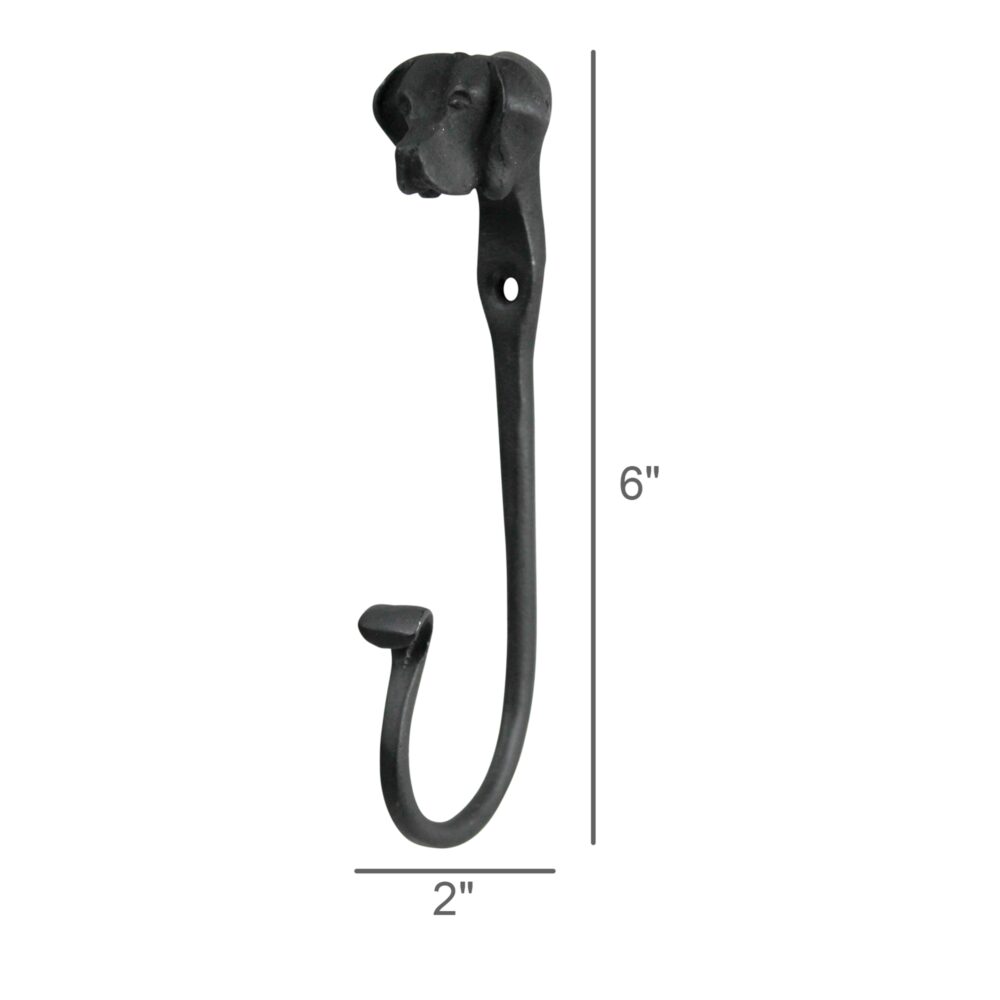 Forged Iron Dog Wall Hook by HomArt - Image 2