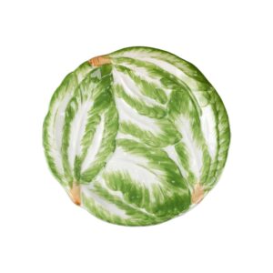 Compagnia Green and White Dessert Plates Set of 4 by Abigails