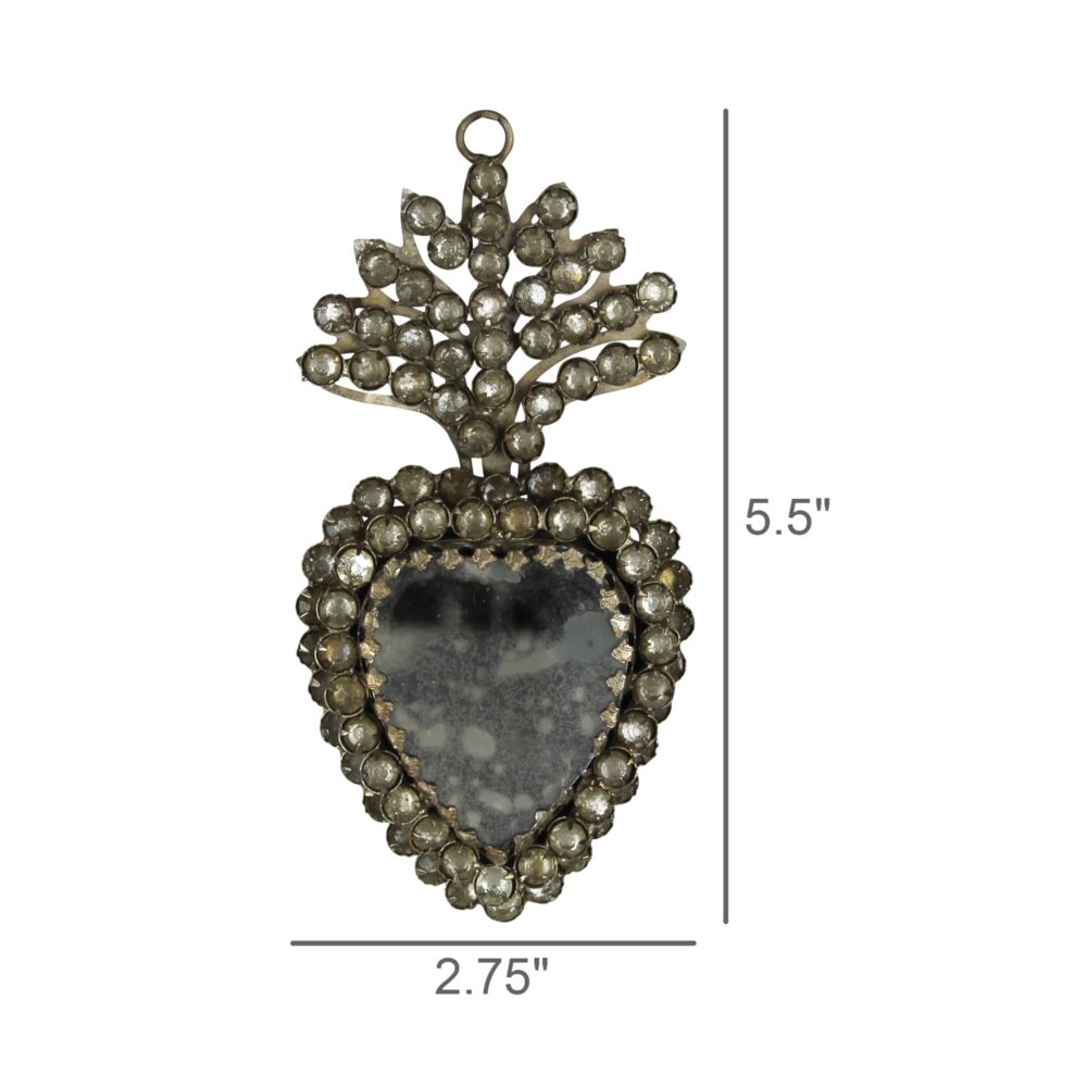 Glass Heart Hanging Ornament by HomArt - Image 3