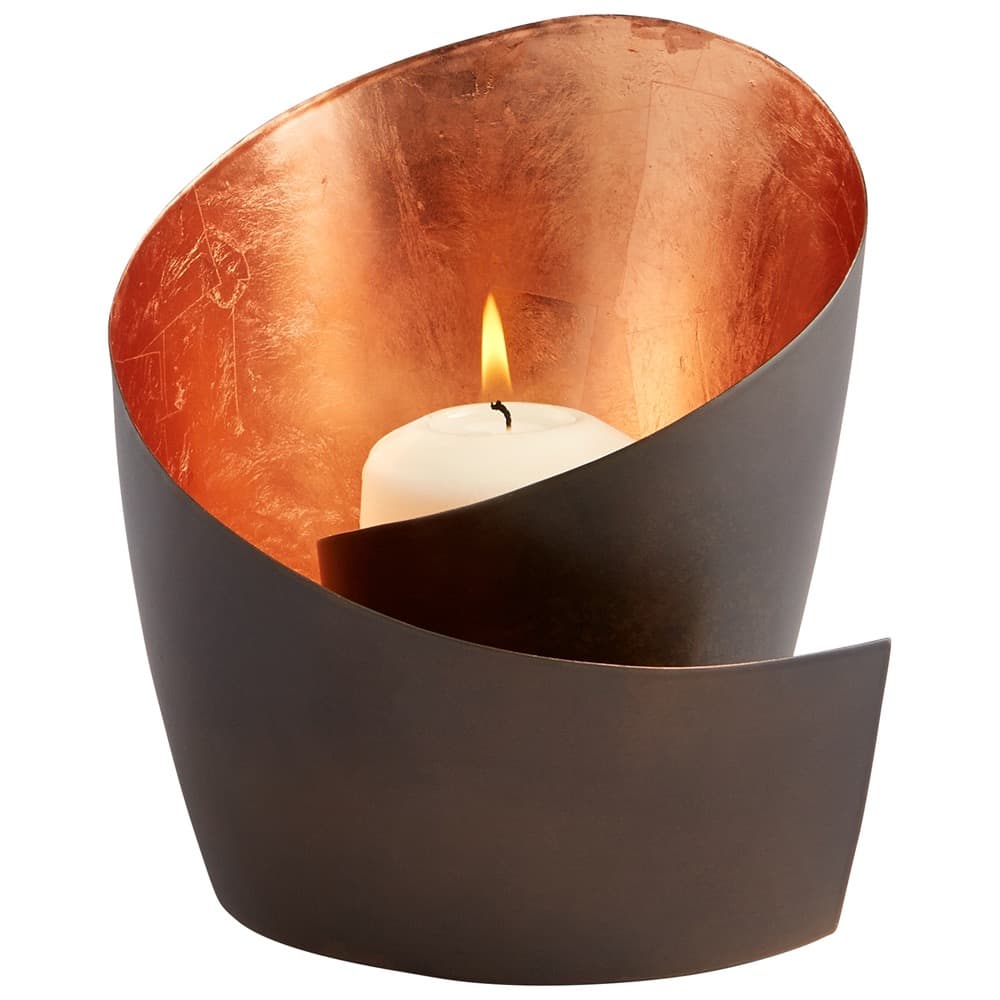Mars Copper Candleholder by Cyan Design