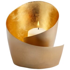 Mars Brass Candleholder by Cyan Design
