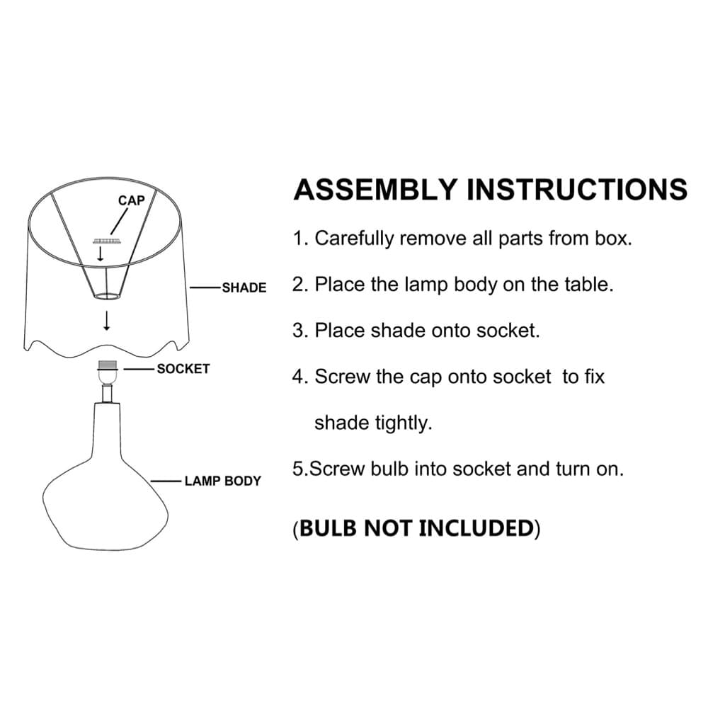 Aviara Cream Accent Table Lamp by Livabliss - Image 5