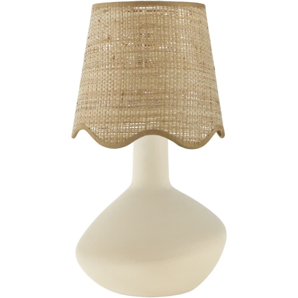 Aviara Cream Accent Table Lamp by Livabliss