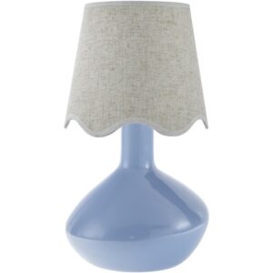 Aviara Blue Accent Table Lamp by Livabliss