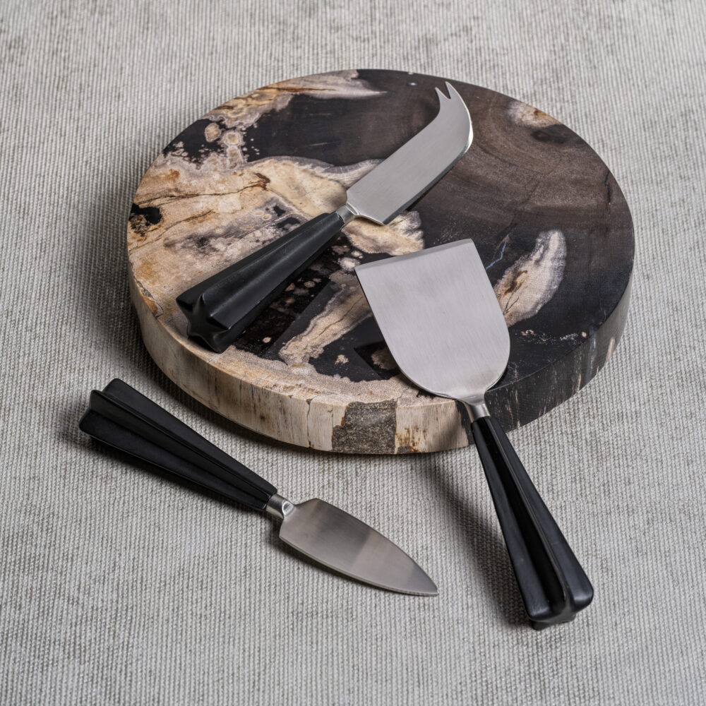 Florenza Petrified Wood Cheese Board by Zodax