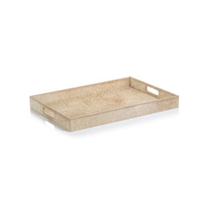 Rutbeek Hair-On-Hide Leather Serving Tray by Zodax