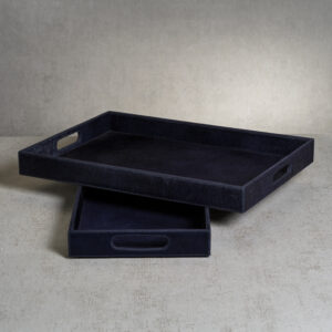 Rutbeek Hair-On-Hide Leather Serving Tray by Zodax