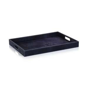 Rutbeek Hair-On-Hide Leather Serving Tray by Zodax