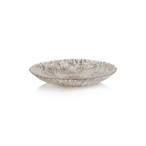 Chiara Fusion Shallow Glass Serving Bowls, Set of 4 by Zodax