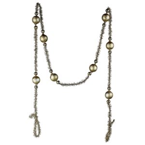 Gold Glass and Tinsel Garland by HomArt