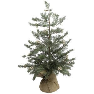 30" Faux Tree with Tallow Berries by HomArt