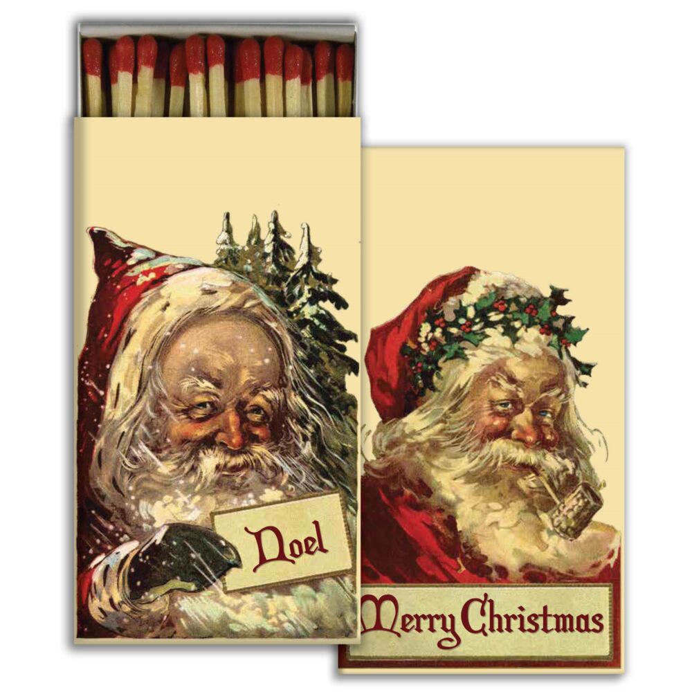Santa's Matches Set of 6 Boxes by HomArt