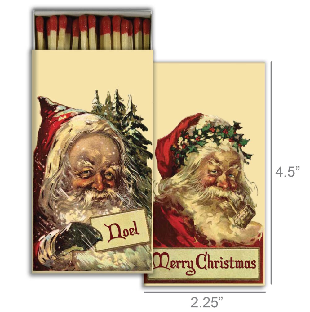 Santa's Matches Set of 6 Boxes by HomArt - Image 2