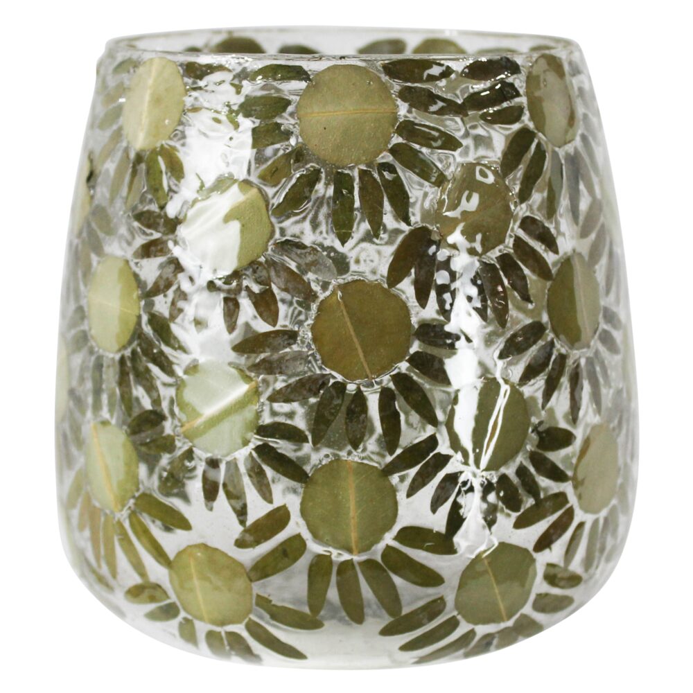 Enamel Leaf Pattern Hurricane by HomArt - Image 2
