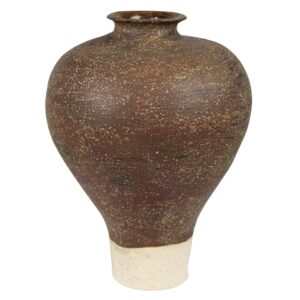 Umbria Narrow Bottom Brown Vase by HomArt