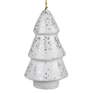 Paper Mache Tree Ornament Set of 3 by HomArt