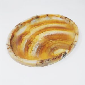 Tortoiseshell Oval Tray by BIDKhome