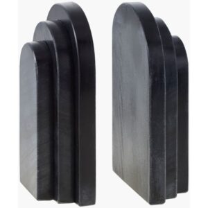 Black Aayena Bookend by Livabliss