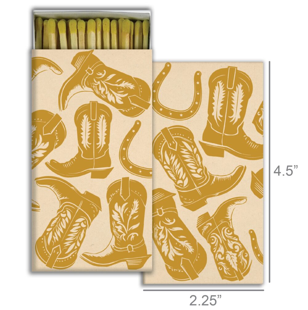Kickin' Boots Matches Set of 6 by HomArt - Image 2
