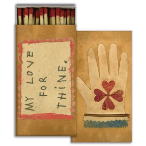 My Love for Thine Matches Set of 6 by HomArt
