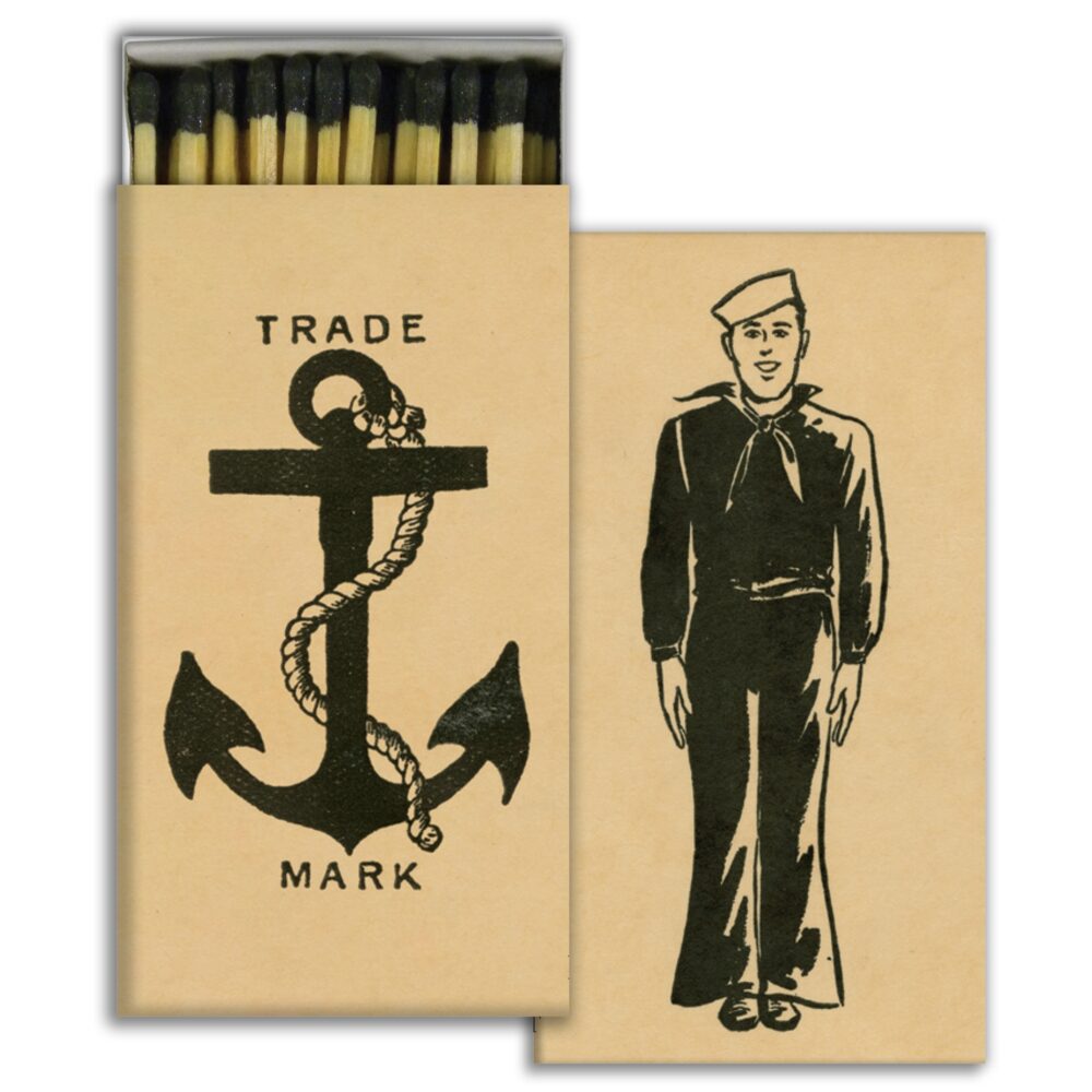 Sailor and Anchor Matches Set of 6 by HomArt