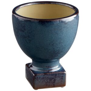 Large Blue Glaze Big Sky Planter by Cyan Design