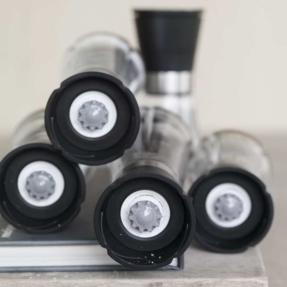 Grand Cru Salt Mill, Black/Steel, H: 8.1" by Rosendahl - Image 5