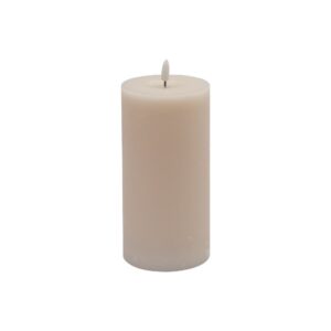 Large Pink Flameless Pillar Candle by BIDKhome