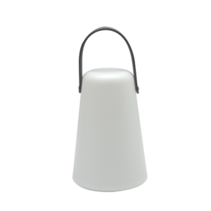 Large Gray Flameless Outdoor Lantern Candle by BIDKhome