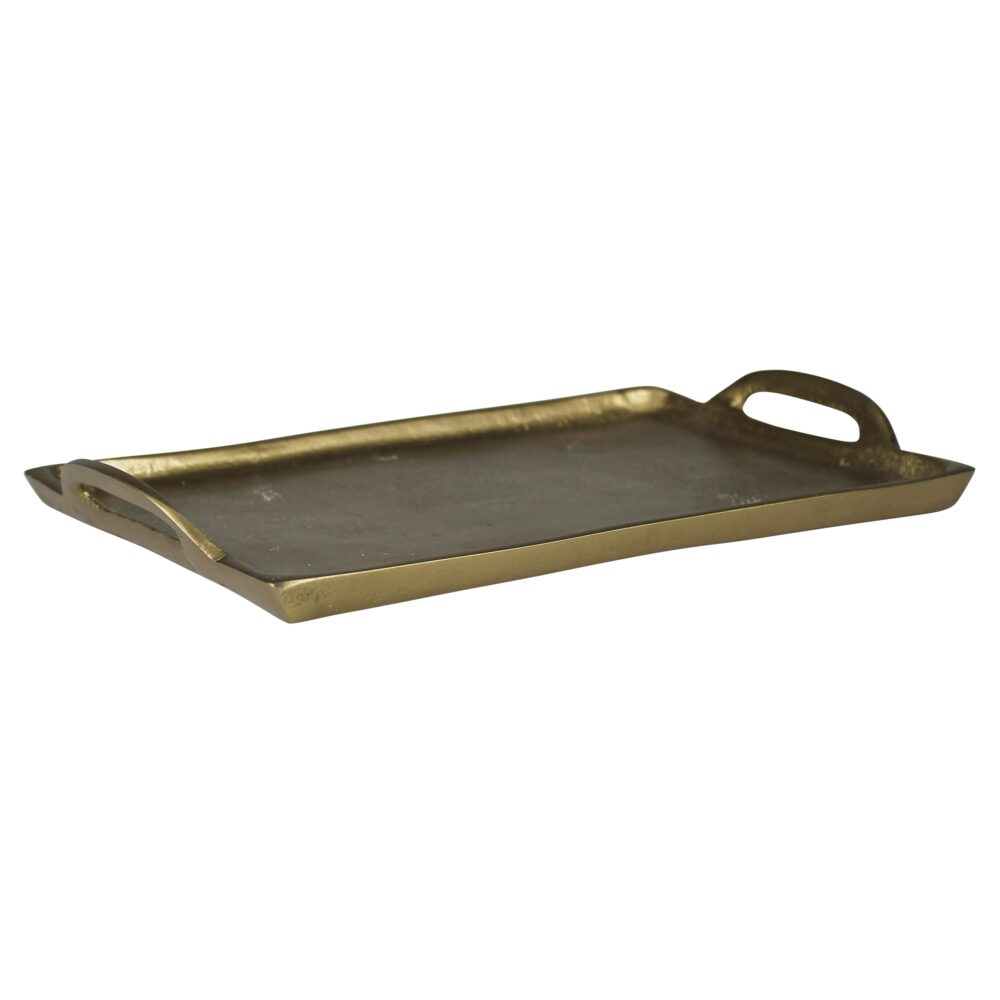 Fitz Large Brass Tray with Handles by HomArt - Image 3