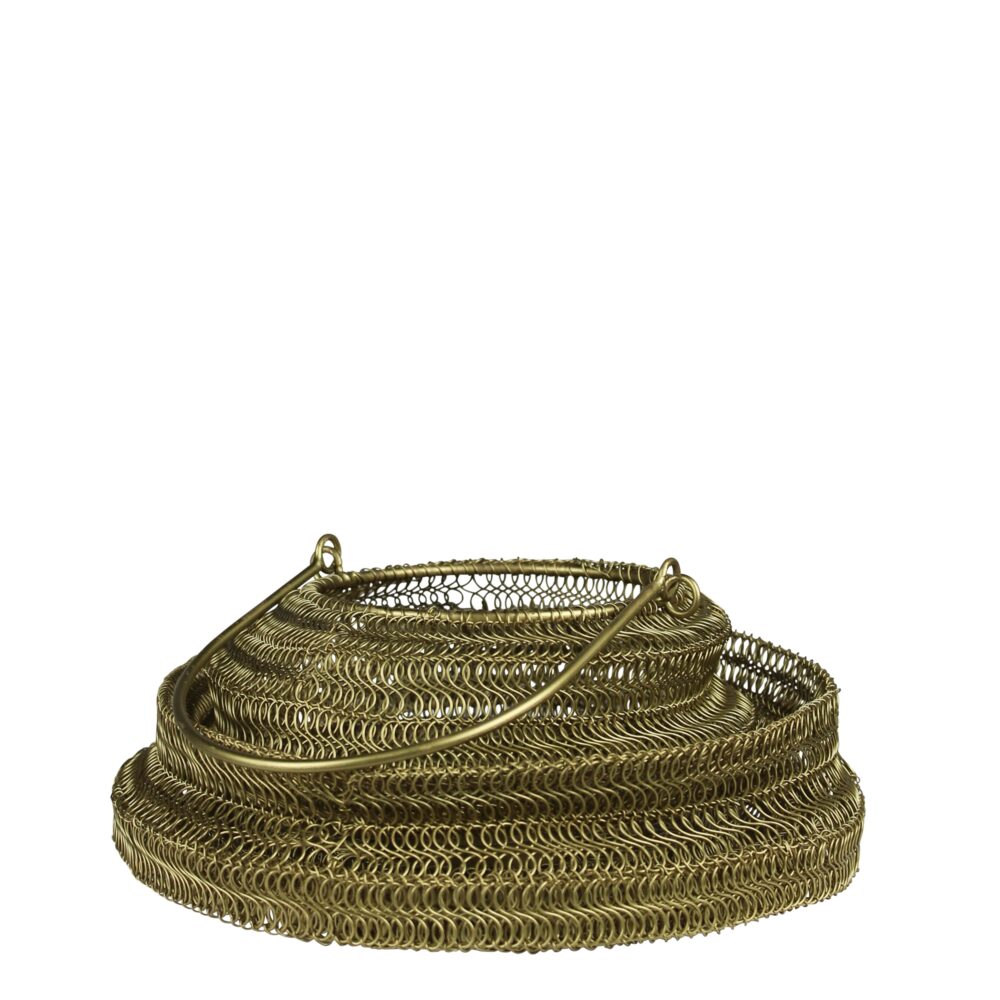 Manza Woven Wire Lantern by HomArt - Image 2