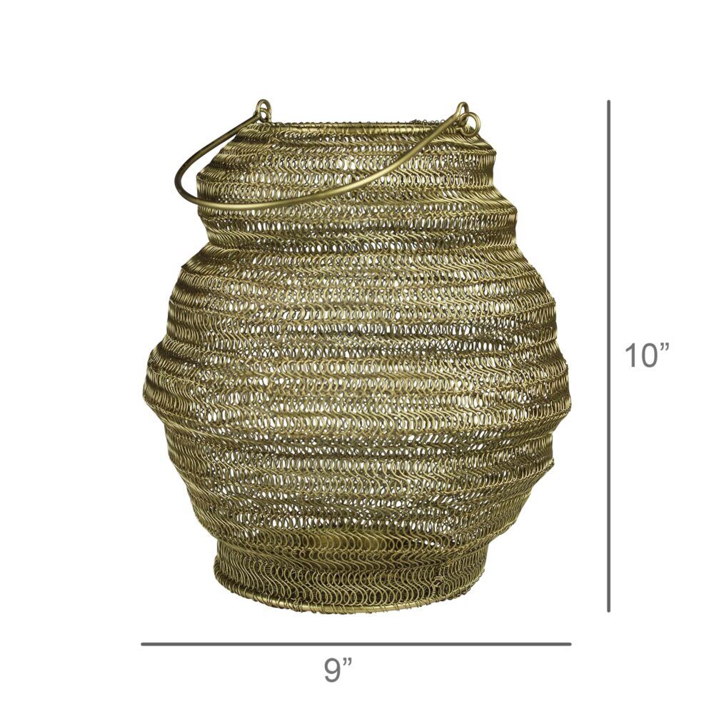 Manza Woven Wire Lantern by HomArt - Image 3