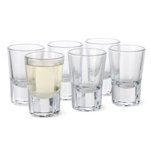 GC Shot Glass Clear 6 Pcs H: 3" Ø: 2" 1.4 oz by Rosendahl
