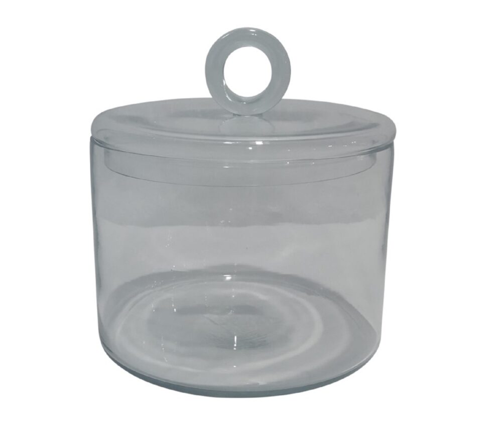 Cylindrical Glass Jar by BIDKhome