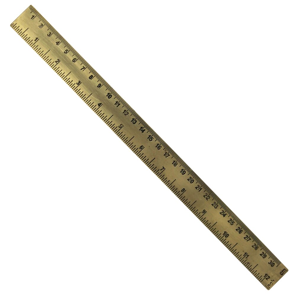 Brass Ruler by HomArt